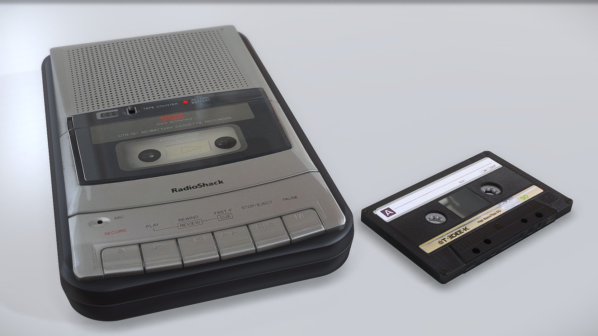 Vintage portable tape recorder 9 | 3D model