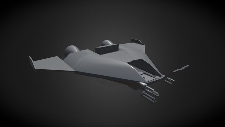 Spaceplane WIP 3D Model