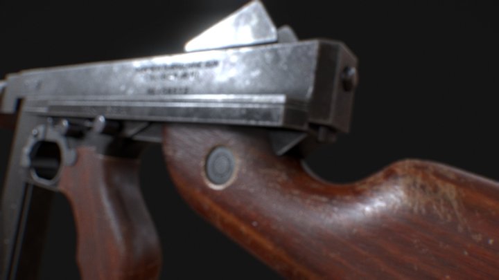 M1A1 Thompson 3D Model