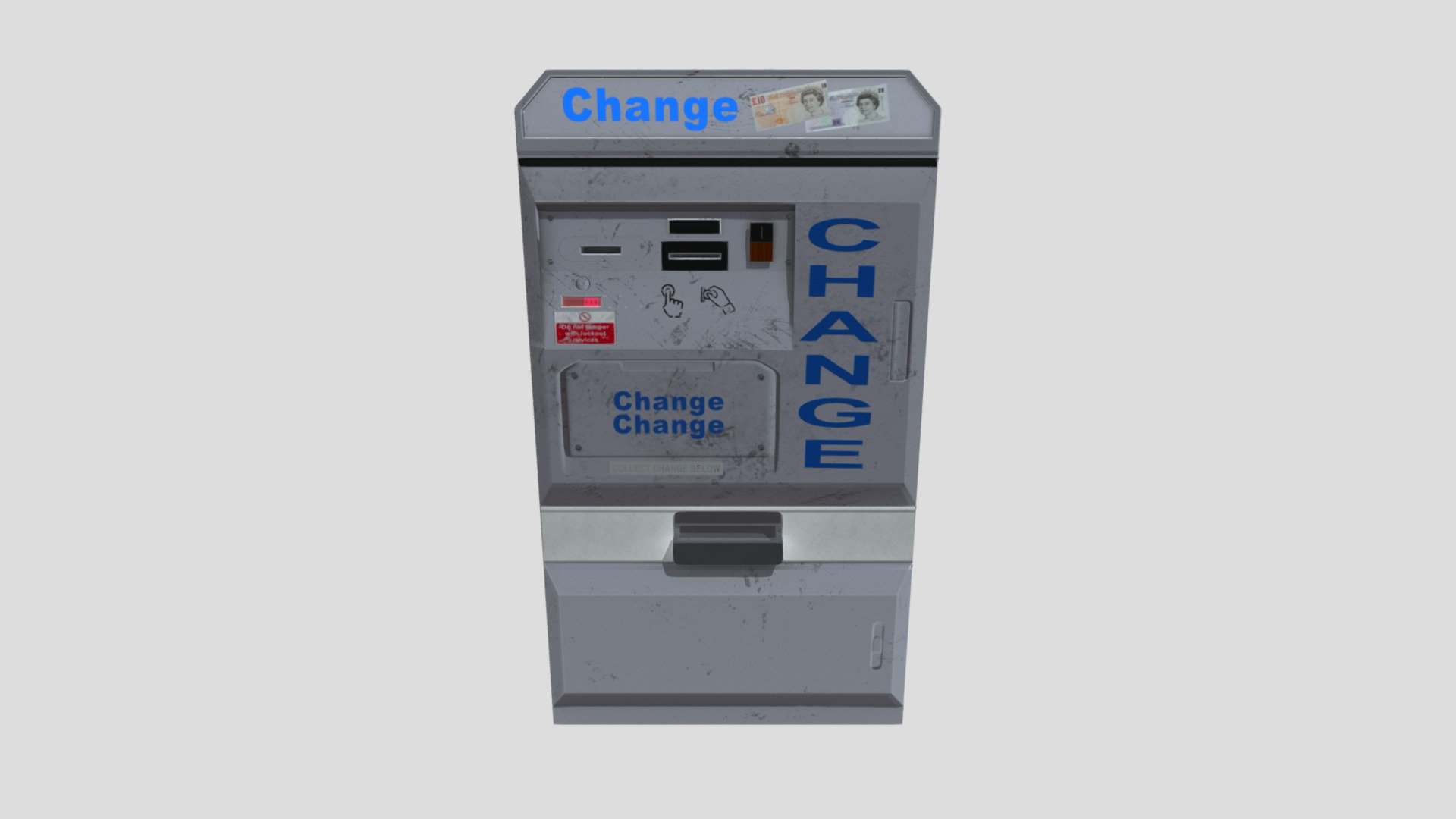 Change_machine_gltf - 3D model by ClawKingUK [c2b908d] - Sketchfab
