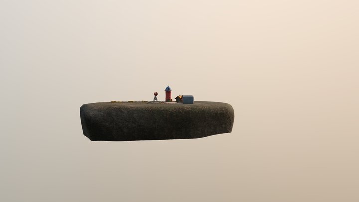 Post Apocalyptic Farm 3D Model