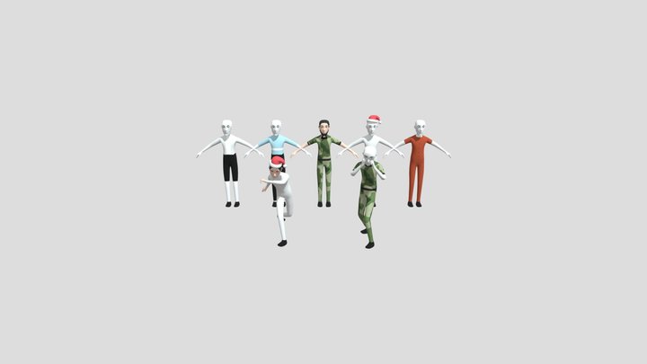 Stylized character - zero 3D Model