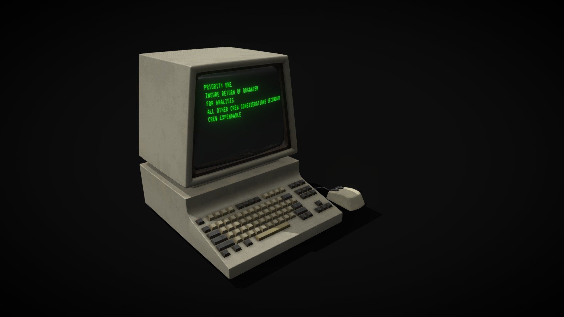 Retro PC - 3D model by Arshioka [c2b9fb7] - Sketchfab