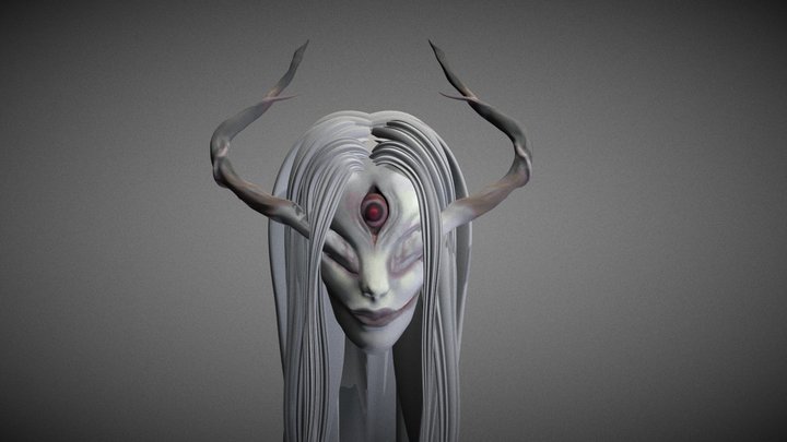 Head sculpted 3D Model