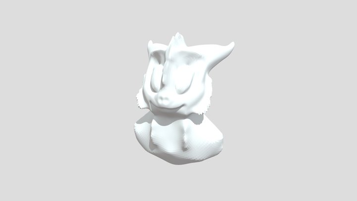Lizard Headshot 3D Model