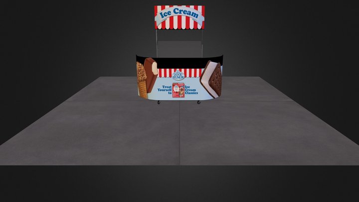 Demo Cart Proposal Good Humor 3D Model