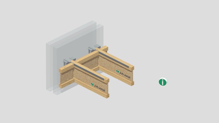 F10A | Wall restraint, block wall hanger support 3D Model