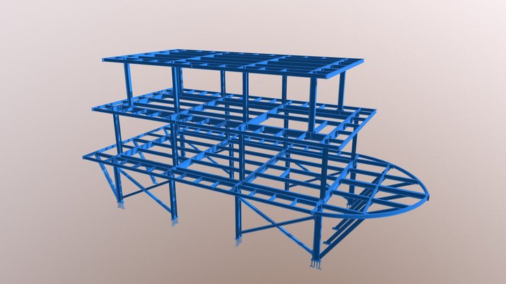Nha Thuyen 3D Model