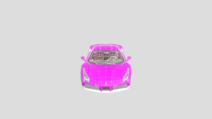 Ferrari 488 gtb 3D Model