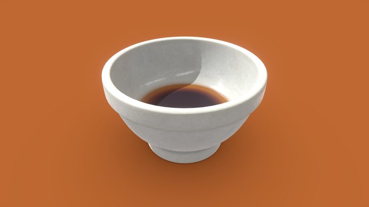 Soy sauce cup – Gratis 3D-model STL
