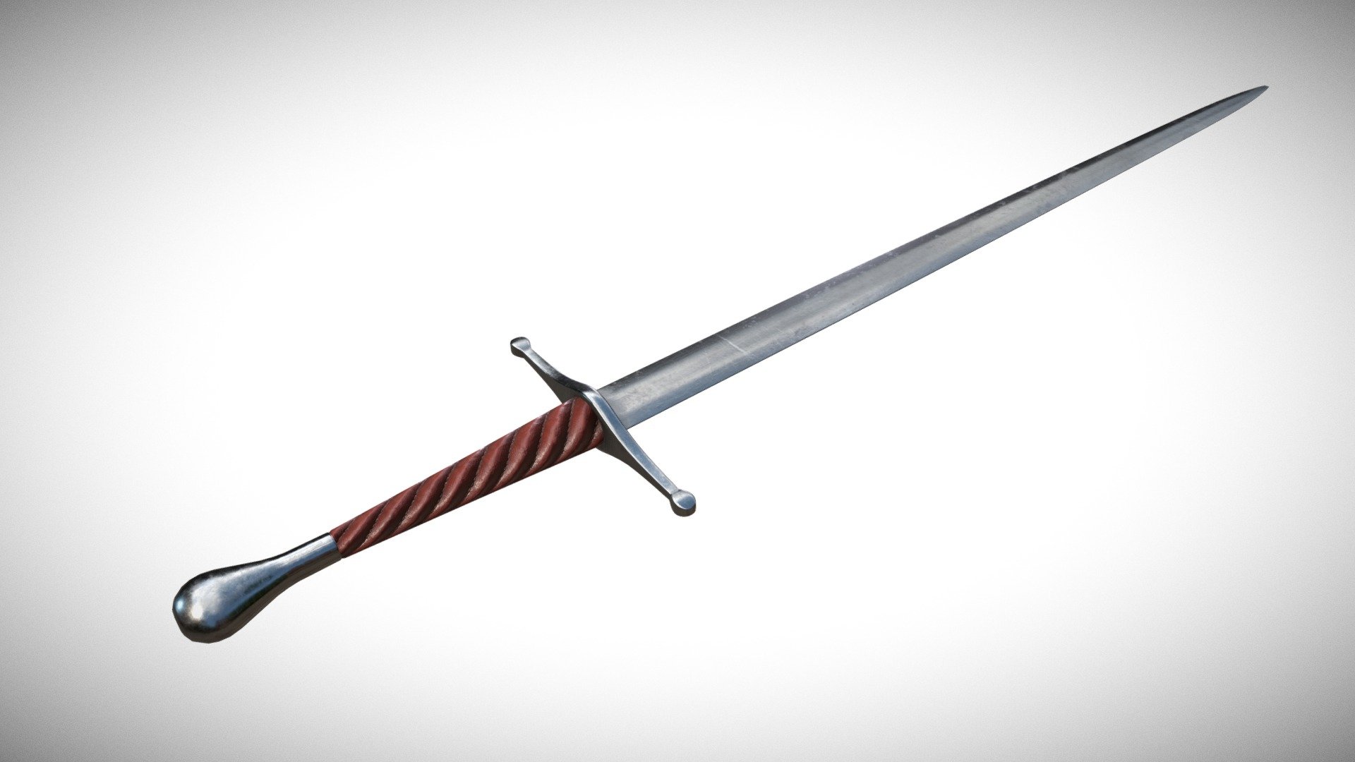 Hand-and-a-half Sword - Buy Royalty Free 3D model by zunaroath [c2be792 ...