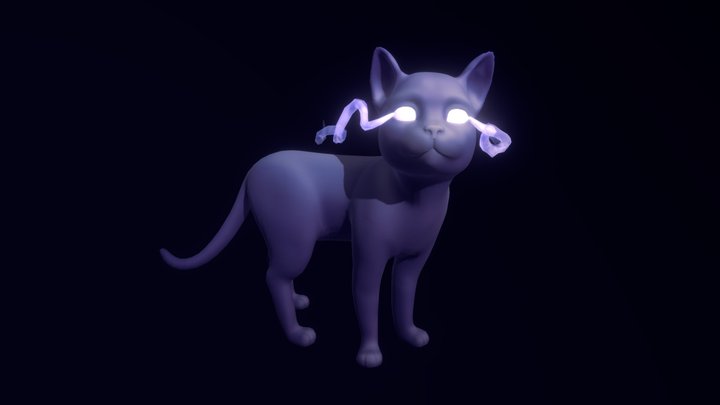 Zic - The Spiritual Cat 3D Model