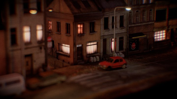 3D Village - work in progress (4) | BLENDER – Modello 3D gratuito STL