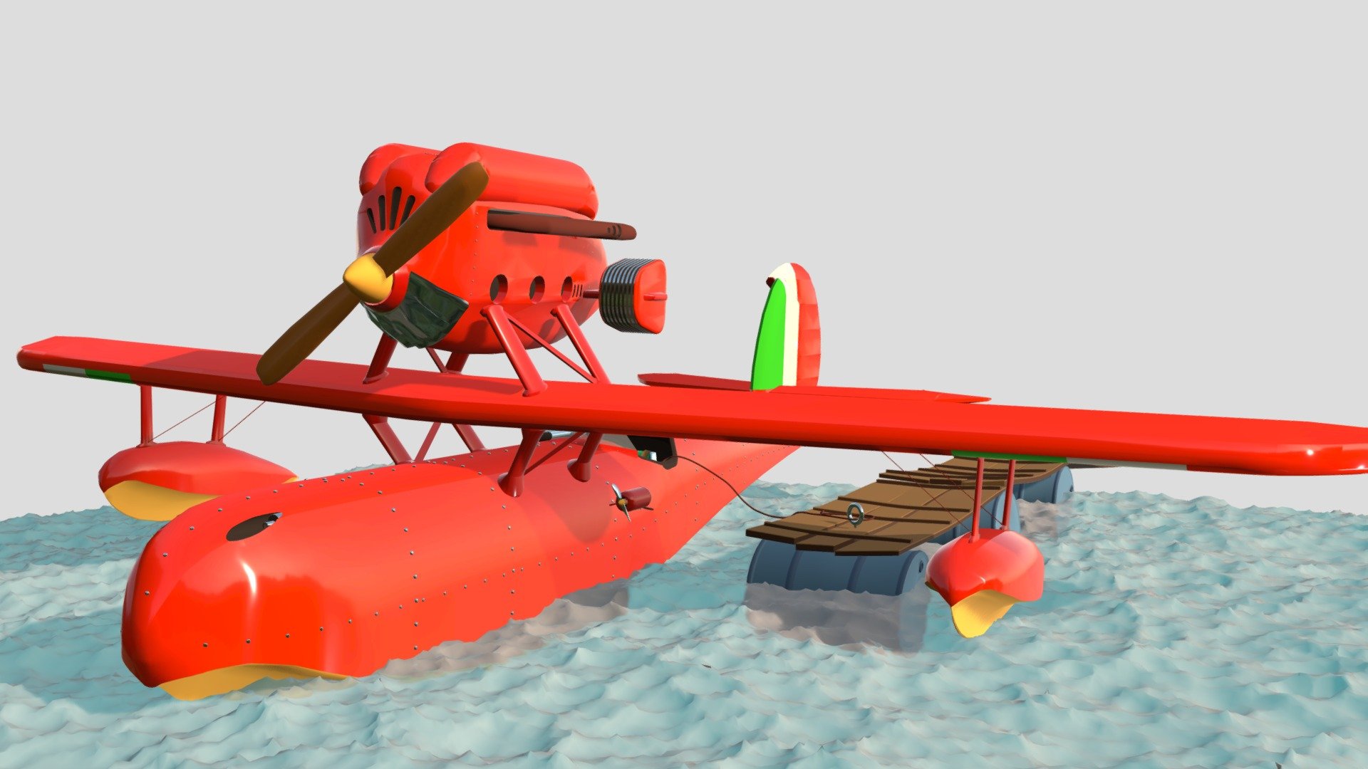 Porco Rosso's Savoia flying boat