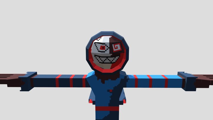 Bloodmoon voxil 3D Model