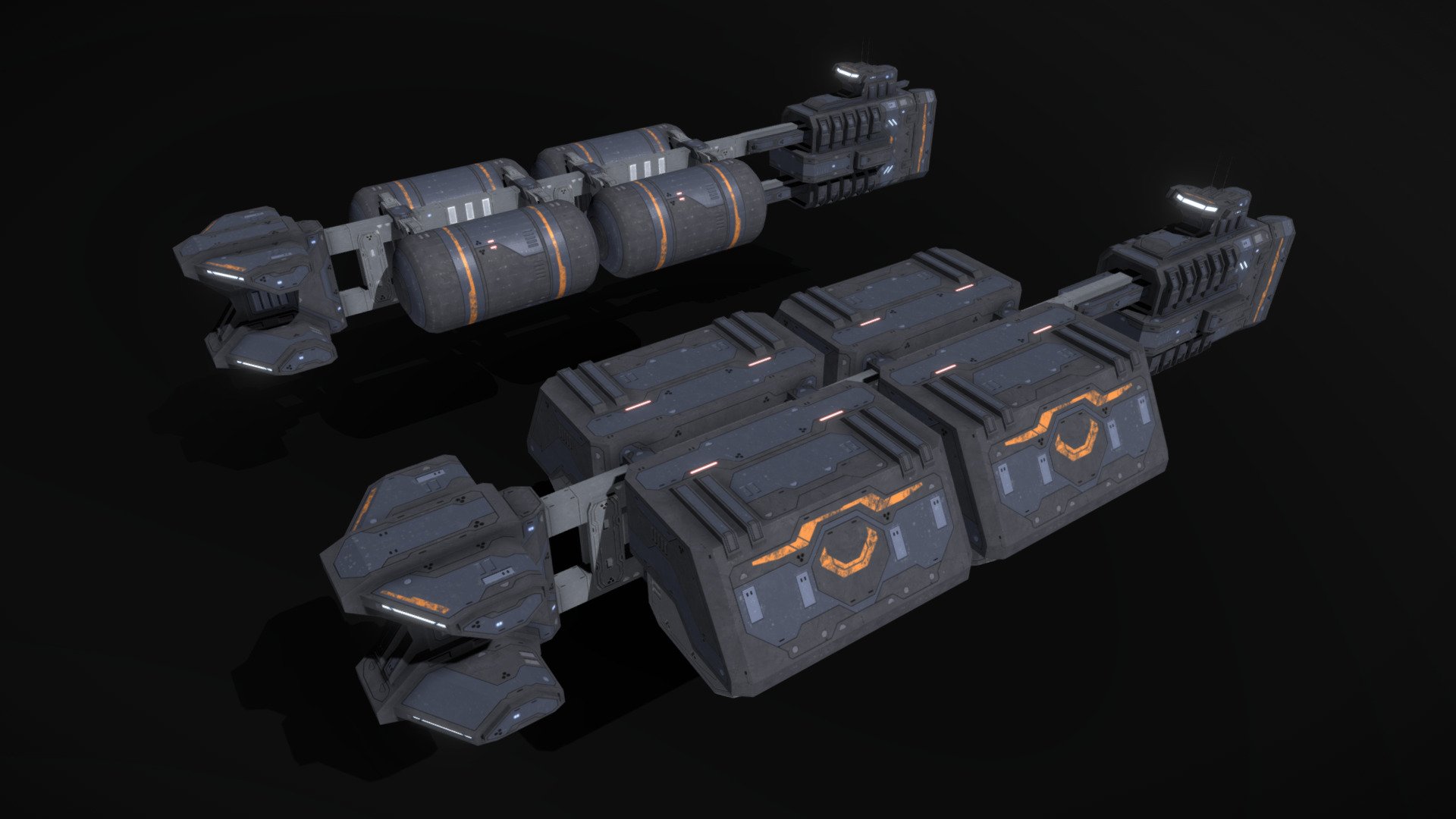 【archive】space Mule Space Mule - Cargo Ship - Voxelhouse | Cosmo Motors
