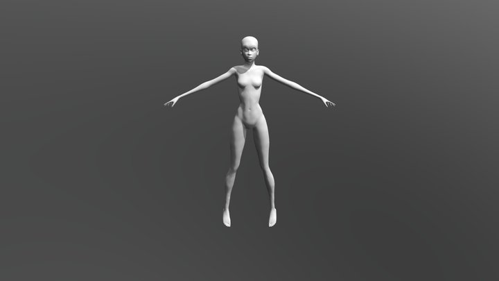 Female Character - Base 3D Model
