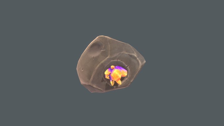 Crystal Rock - Environment 3D Model