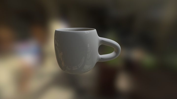 Cup with Handle 3D Model
