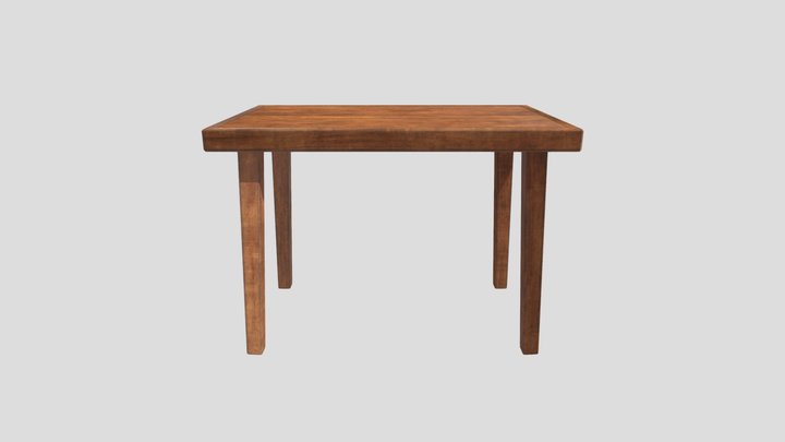 Wooden_table_02_4k.fbx 3D Model