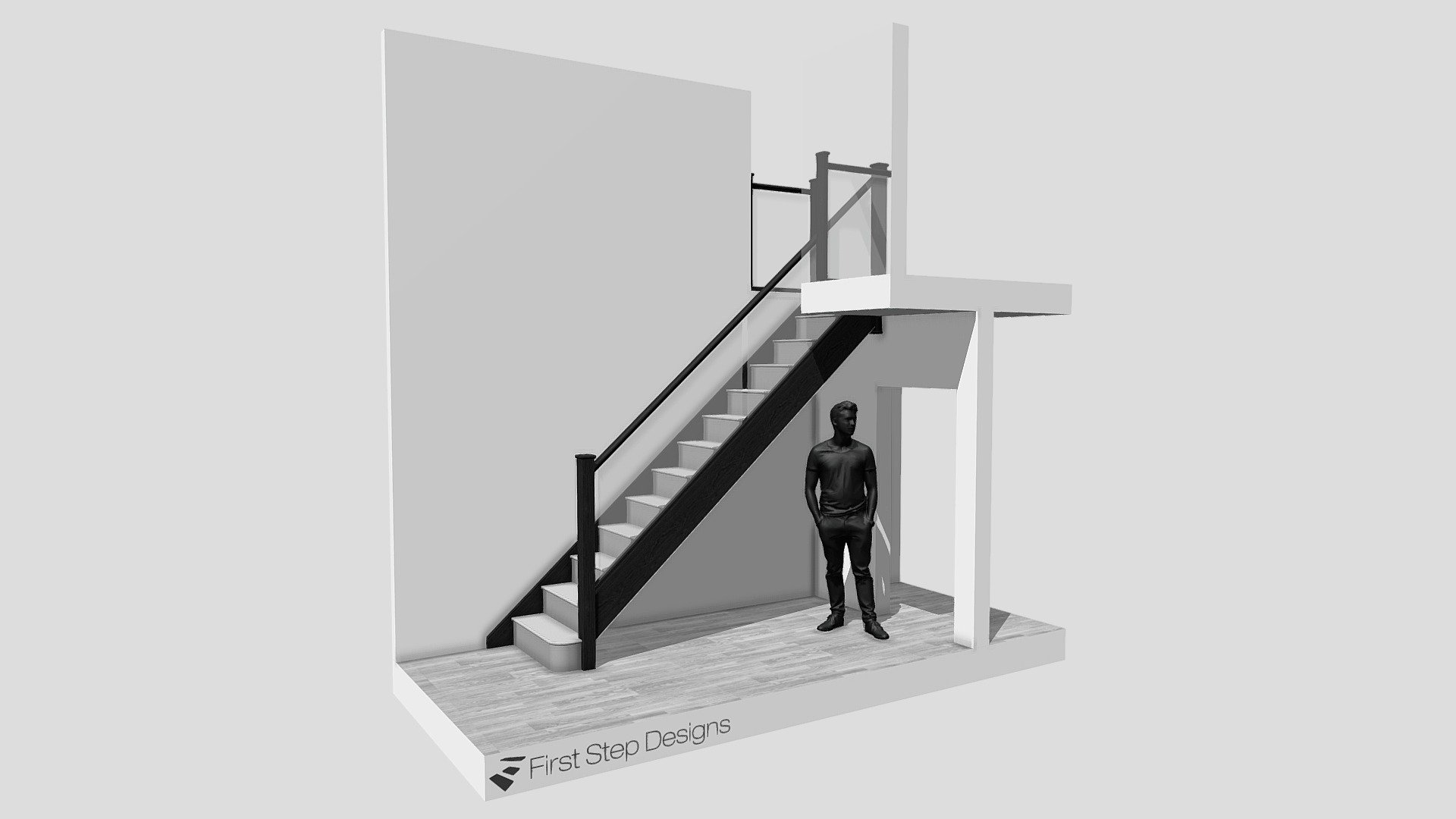 Bates Staircase renovation design
