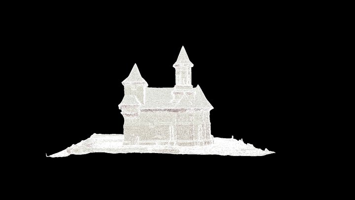 Fortified Precista Church - Galați - Romania 3D Model