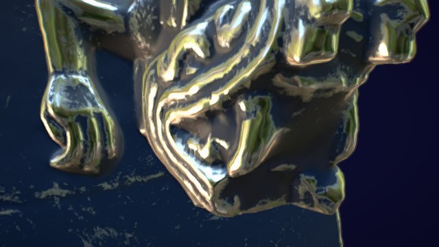 Substance Painter practice with damage filter 3D Model