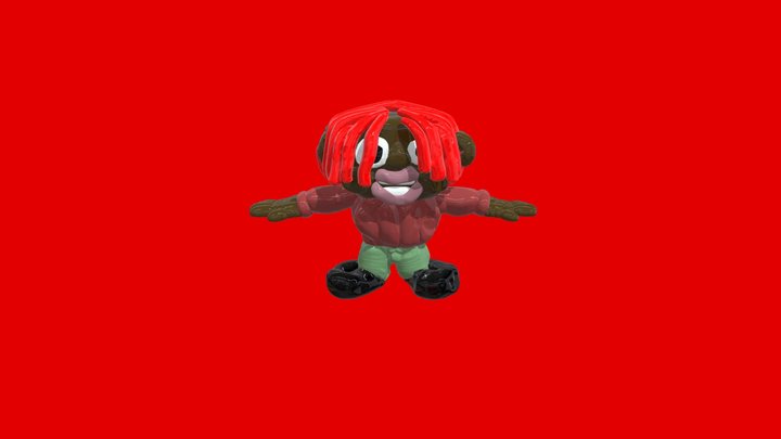 Airhead - Lil Boat (XXL) (Rigged) 3D Model