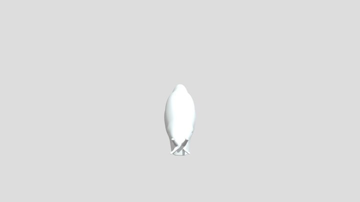 Slug Orange/Brown 3D Model