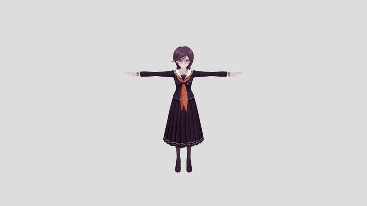 PlayStation 4 - Cyber Danganronpa VR The Class T 3D Model