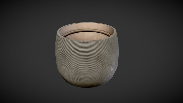 Outdoor Vase 3D Model