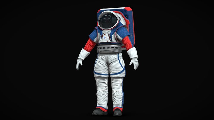 Artemis Astronaut Suit 3D Model