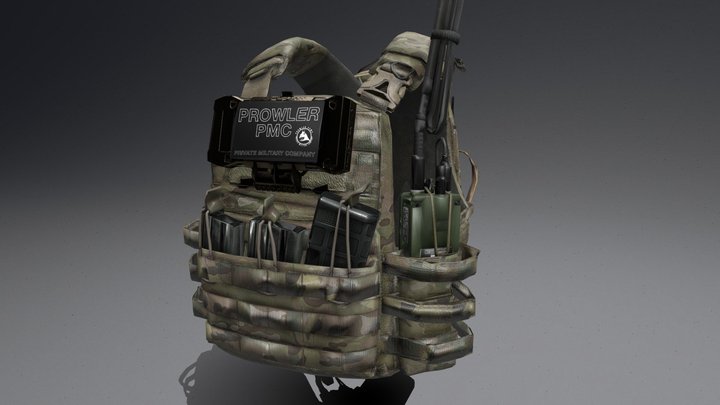 Prowler PMC | AVS Vest Set 3D Model