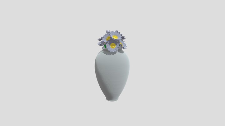 Good Vase, Bad Flowers 3D Model