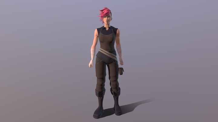 Violet Arcane Corrigido 3D Model