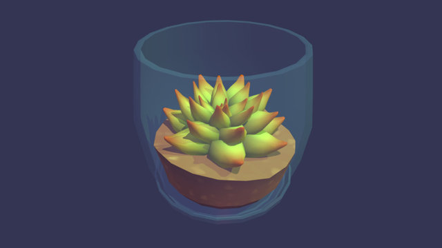 Succulent 3D Model