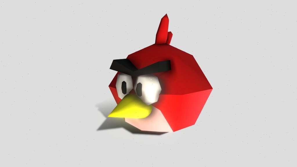 Red - Angry Birds (Low Poly)
