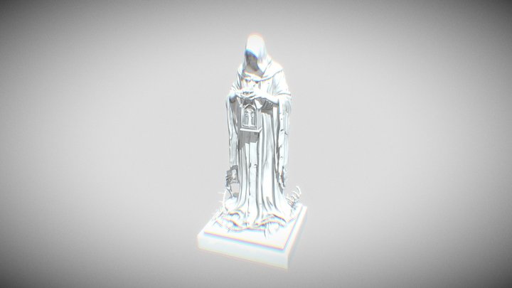 the shade of the crypt (Dark Fantasy Sculpure) 3D Model