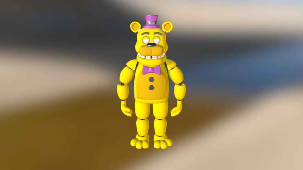 Fredbear - Download Free 3D Model By Bronywilson [c2ce1c2] - Sketchfab