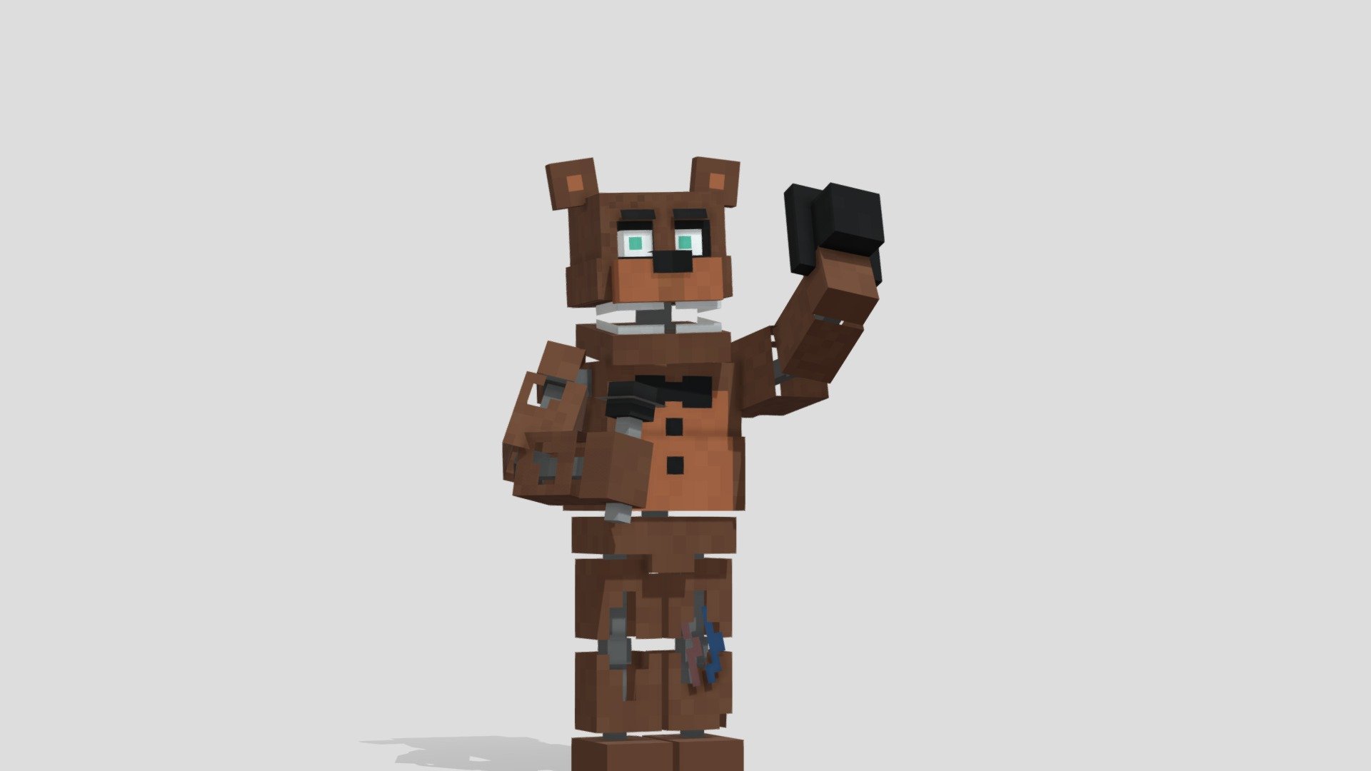 Withered Freddy - 3D Model By Andreanetojm [c2cf29c] - Sketchfab