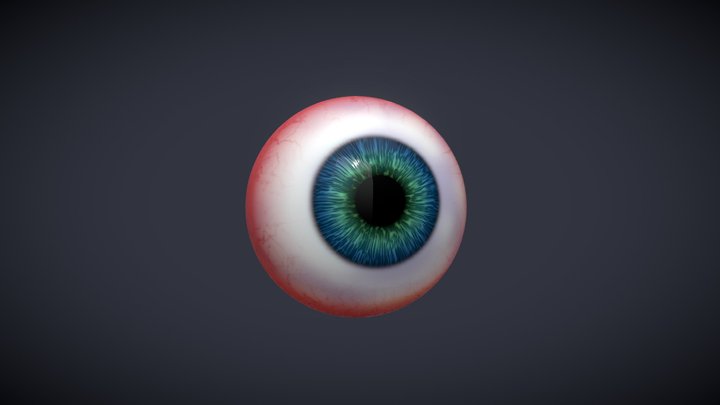 CW Eye - A procedural material for Blender 3D Model