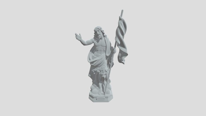 JESUS ​​RESURRECTED - Cristo Ressuscitado 3D Model