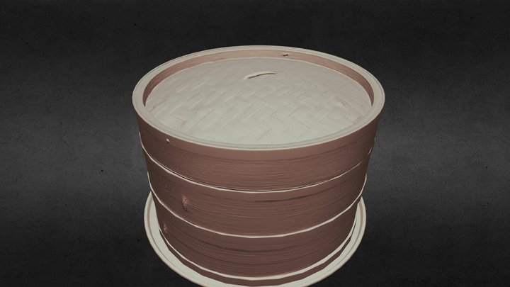 Wooden Container 3D Model