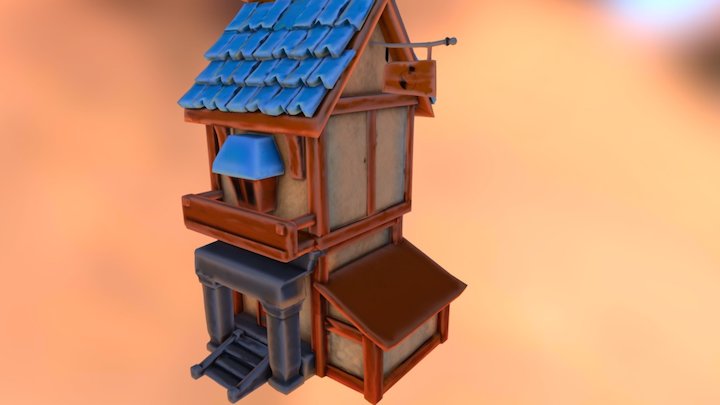 Alchemist Hut 3D Model