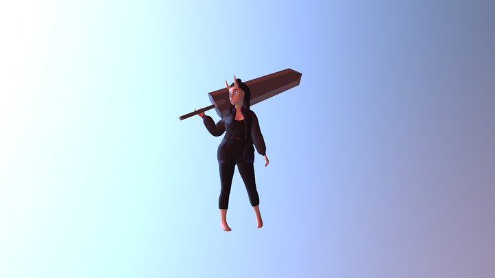 Video Game character exam 3D Model