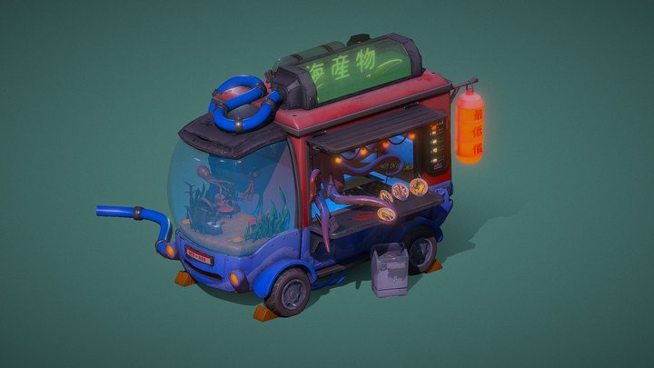 challange2_FOODTRUCK 3D Model