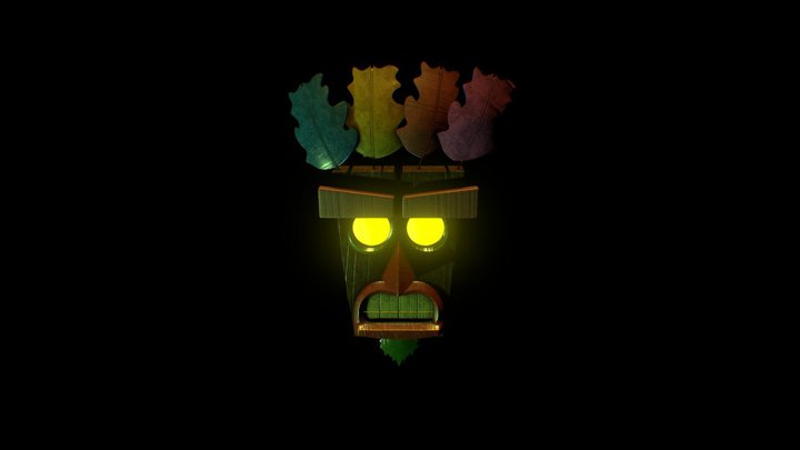 Aku-Aku / Crash Bandicoot 3D Model