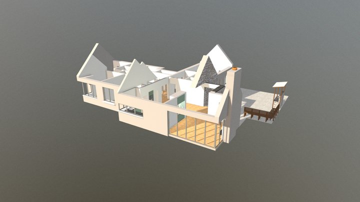 Ranald-house-with-stove 3D Model