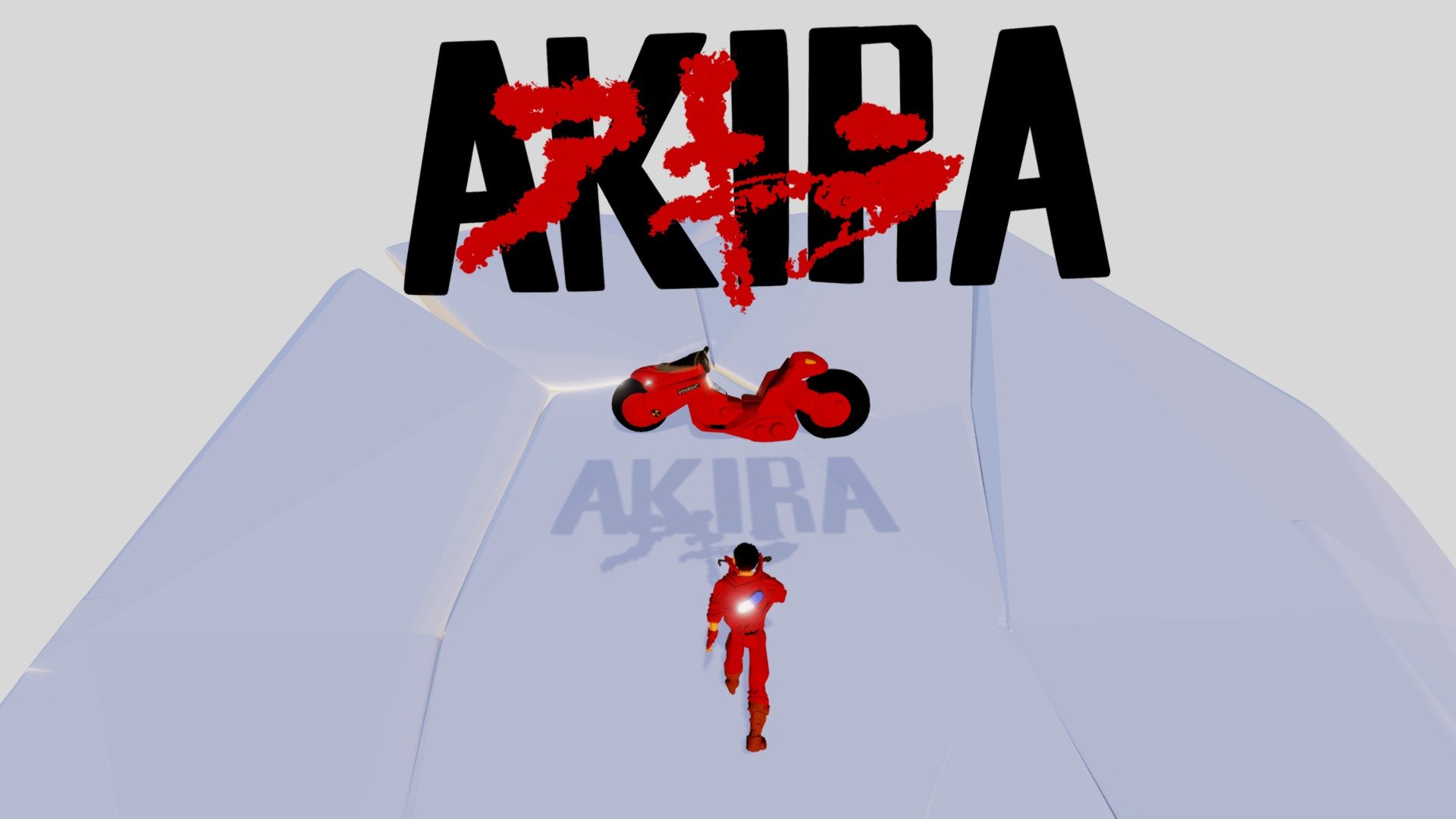 Akira - Kaneda and his Bike v2 - TiltBrush