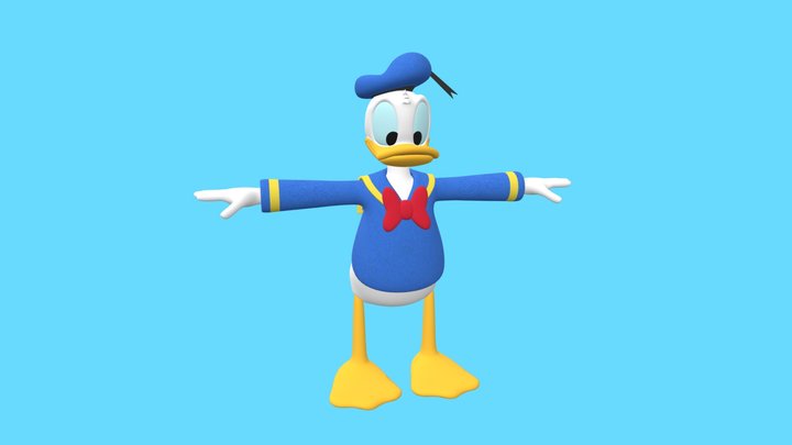 Donald Duck (Mickey Mouse Clubhouse 3D Model)